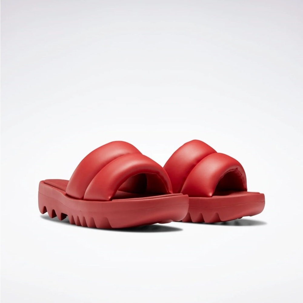 ‼️ Red Slip On Sandals — Reebok and Cardi B Collaboration ❤️‍🔥